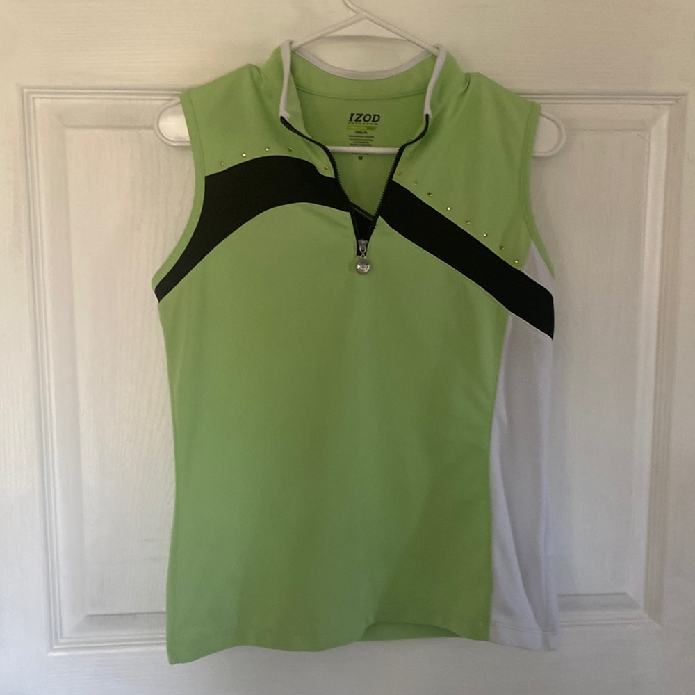 IZod Perform X Cool Fix Golf Shirt. Size M
